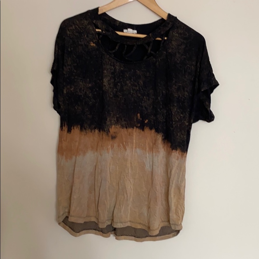 Bleach Dye Ombré Tee